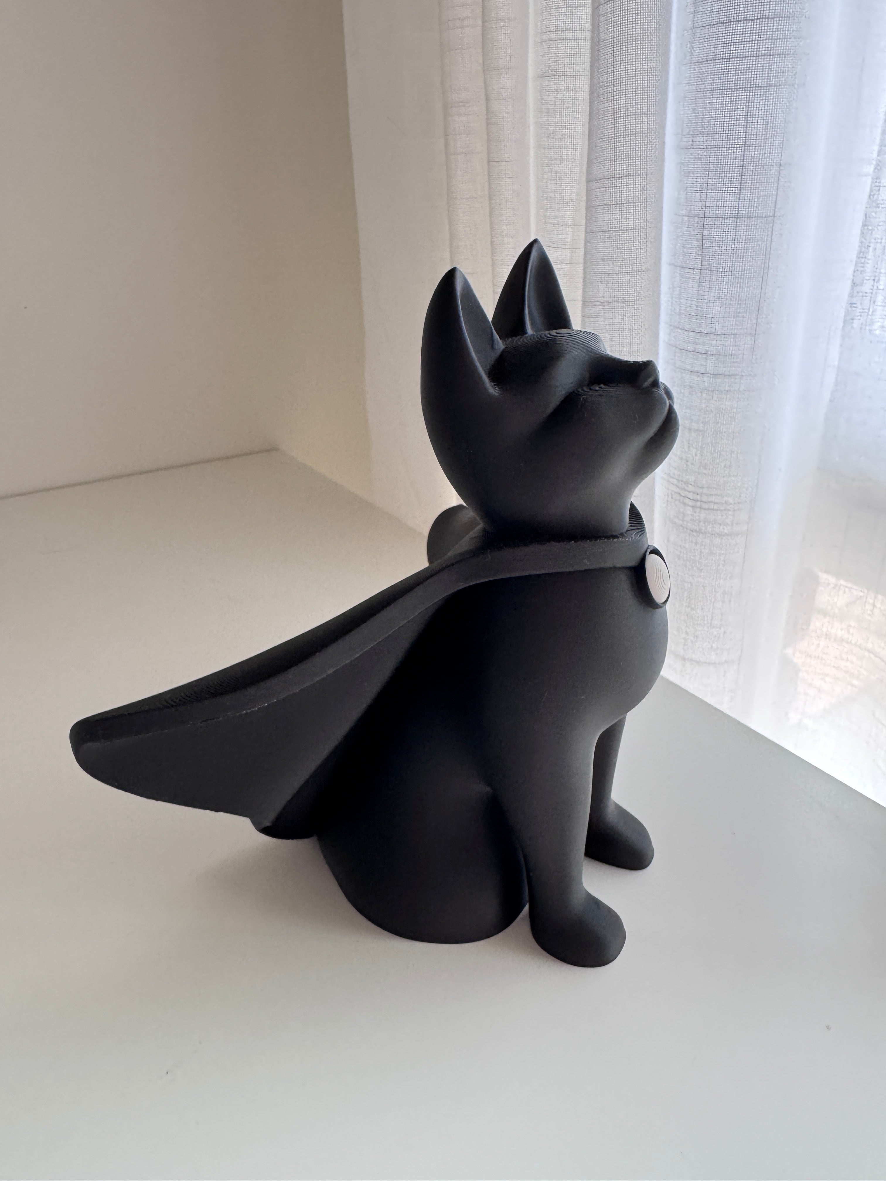 Superhero Cat Sculpture Figurine