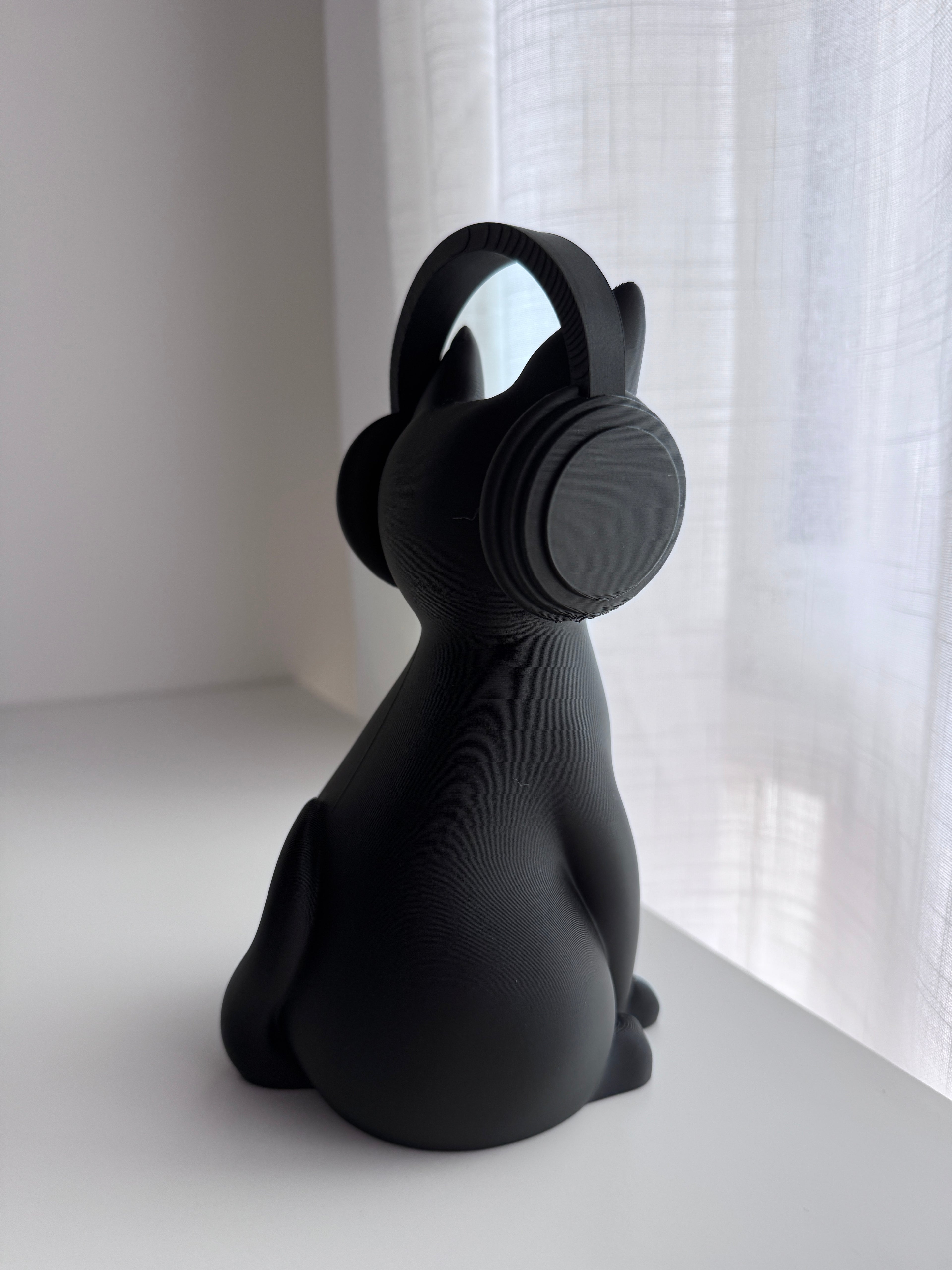 Groove Cat Sculpture Figurine