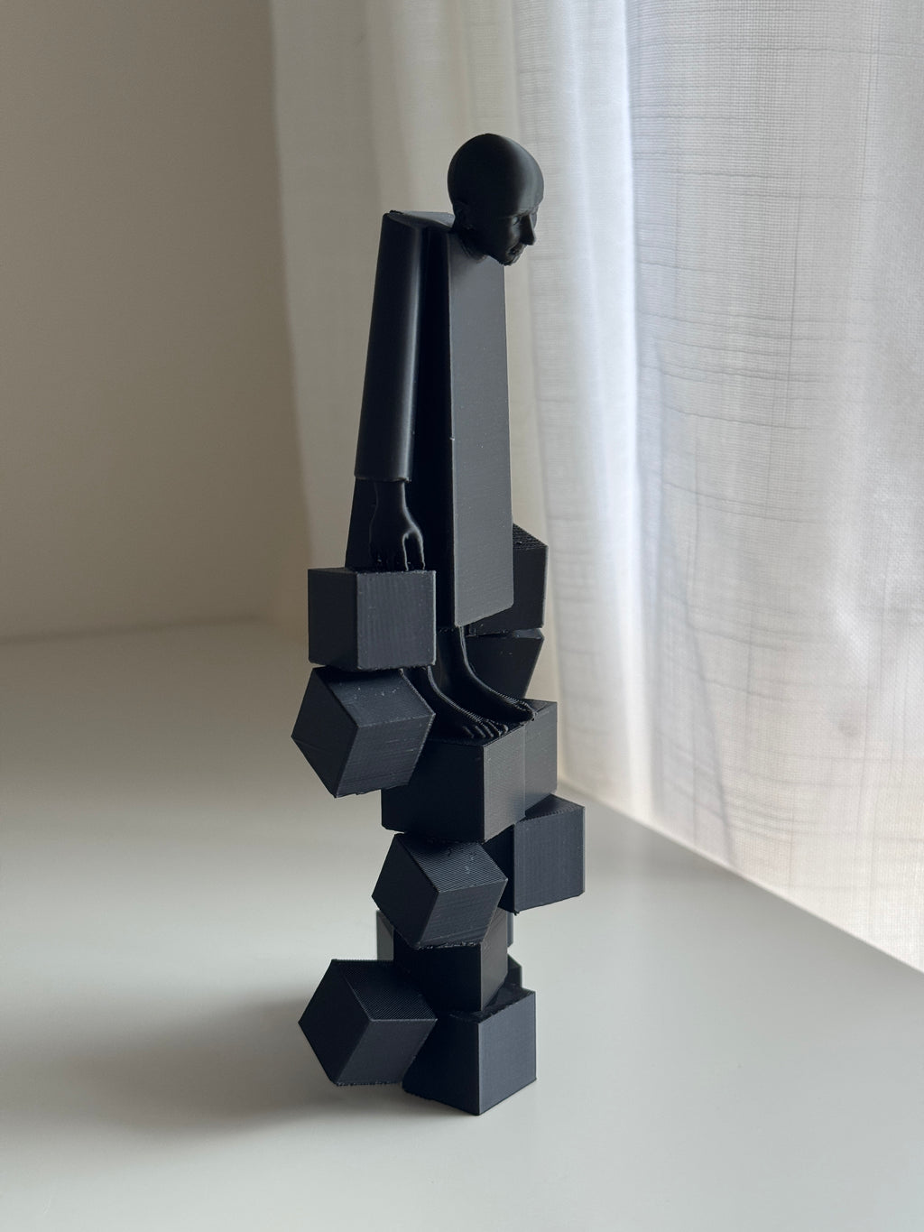 The Weight We Carry Sculpture