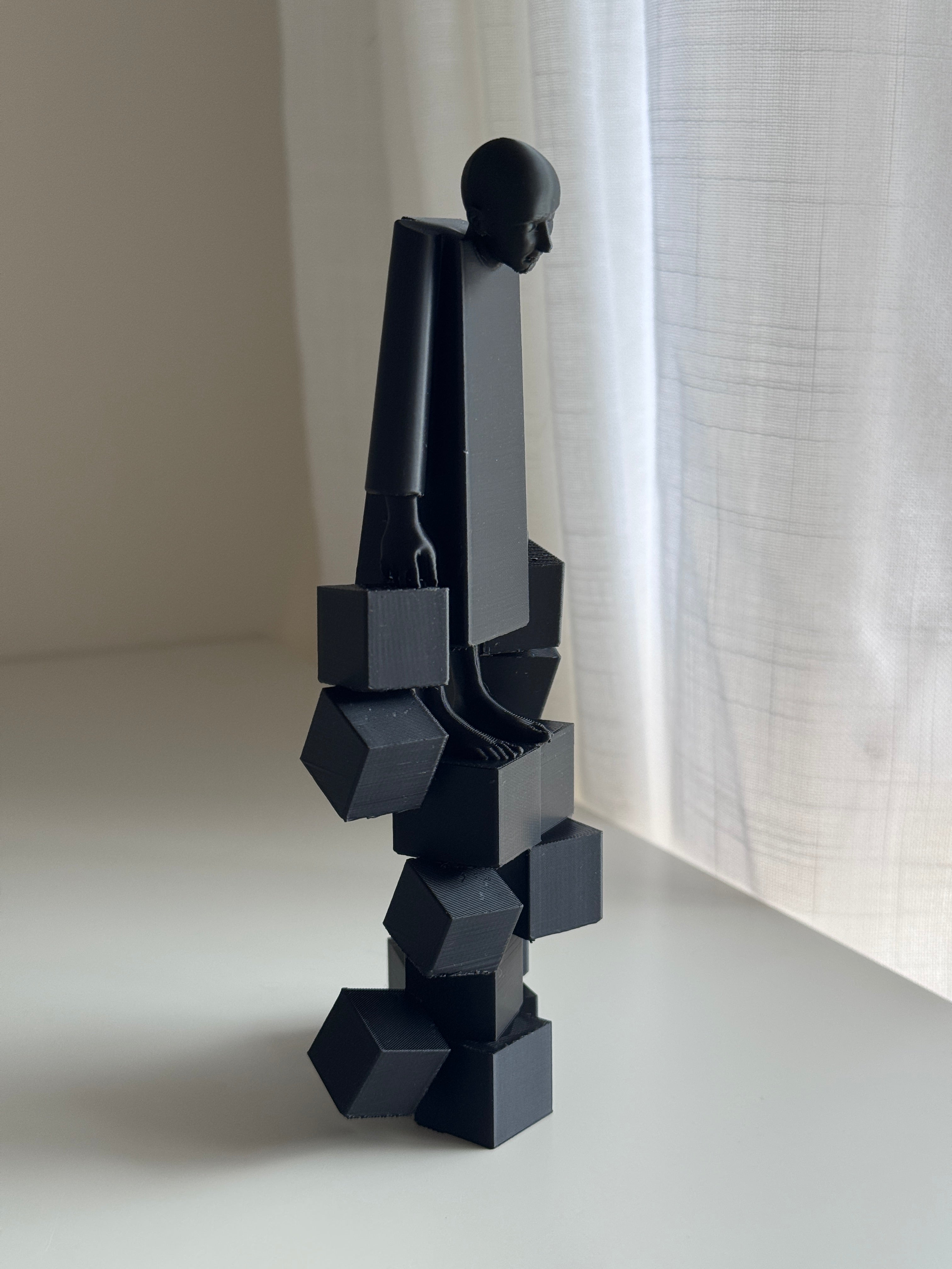 The Weight We Carry Sculpture