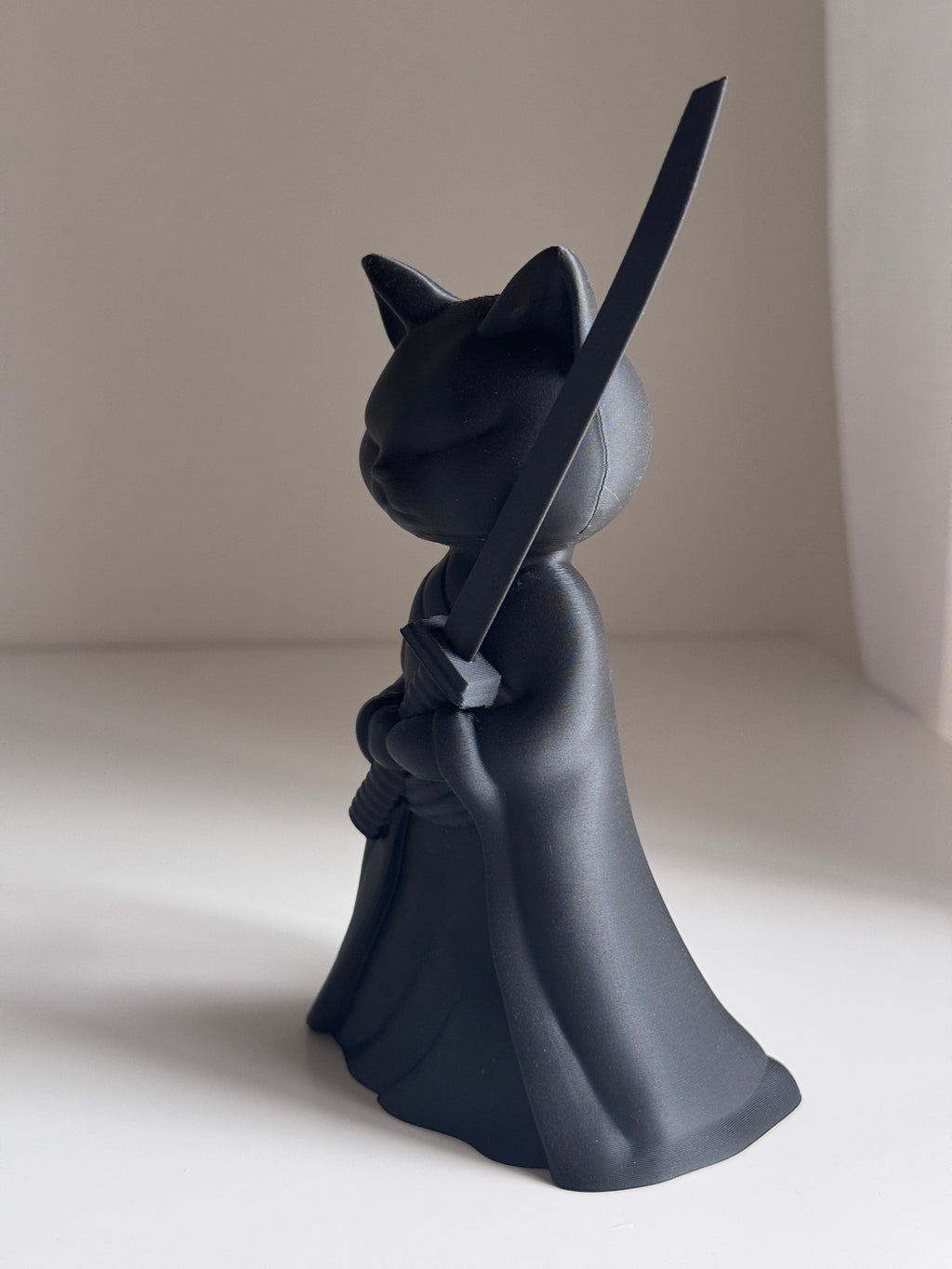 Samurai Warrior Cat Figurine