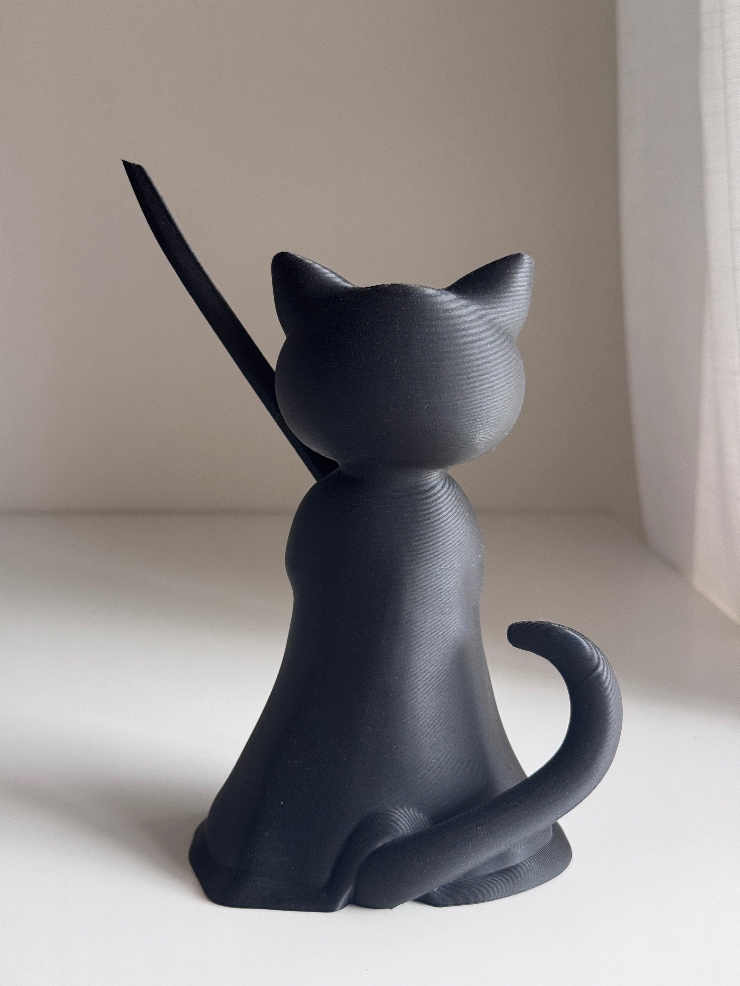 Samurai Warrior Cat Figurine