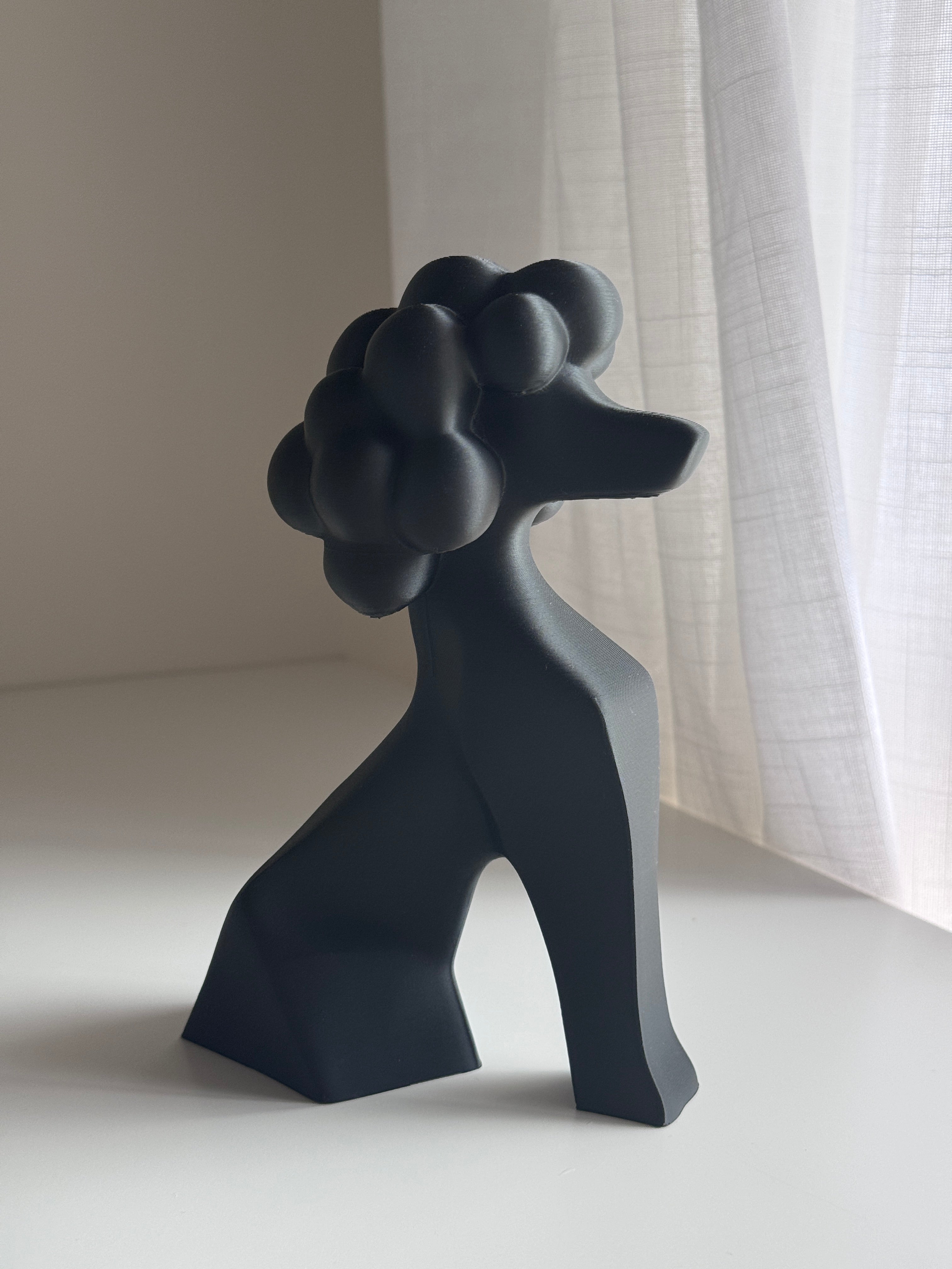 Poodle Dog Figurine