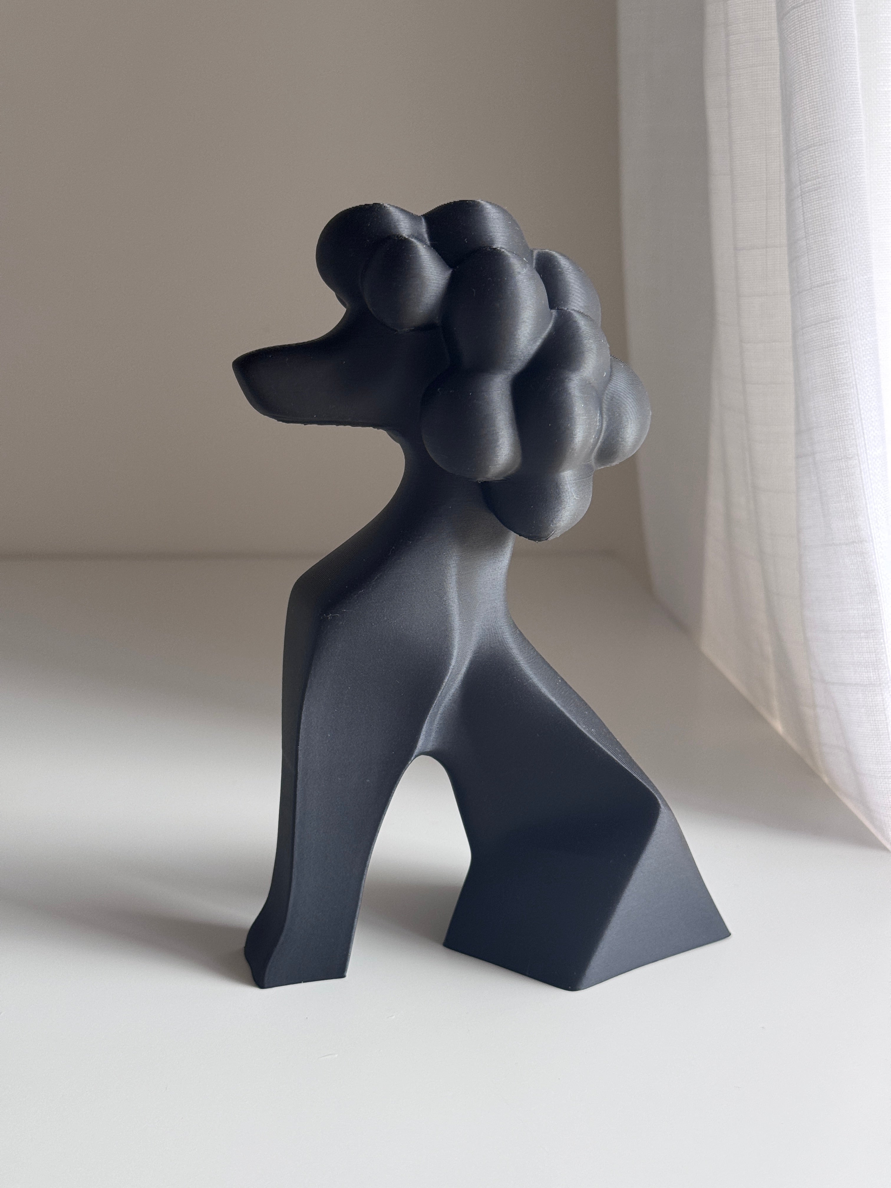 Poodle Dog Figurine