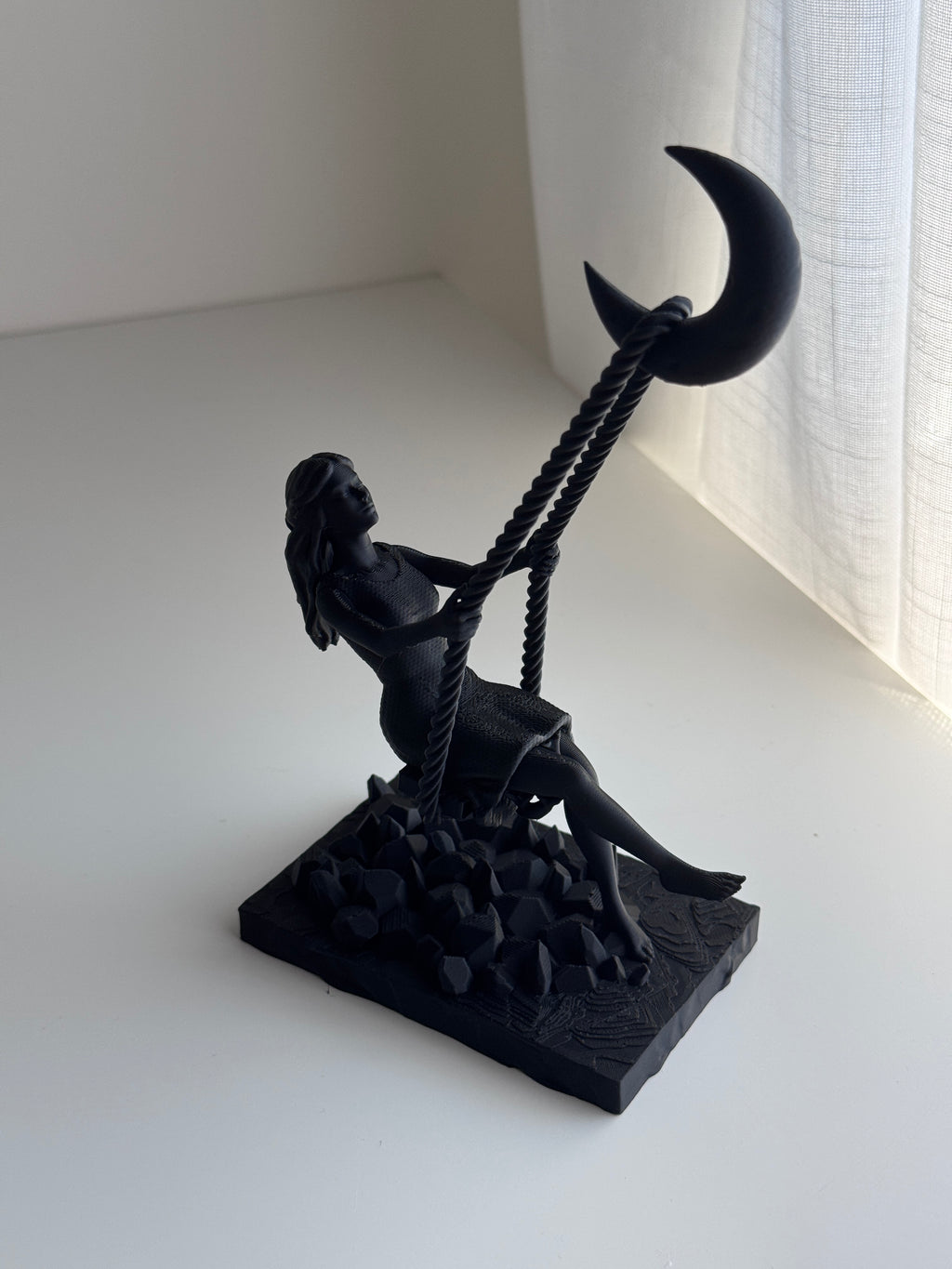 Swing to the Moon Sculpture