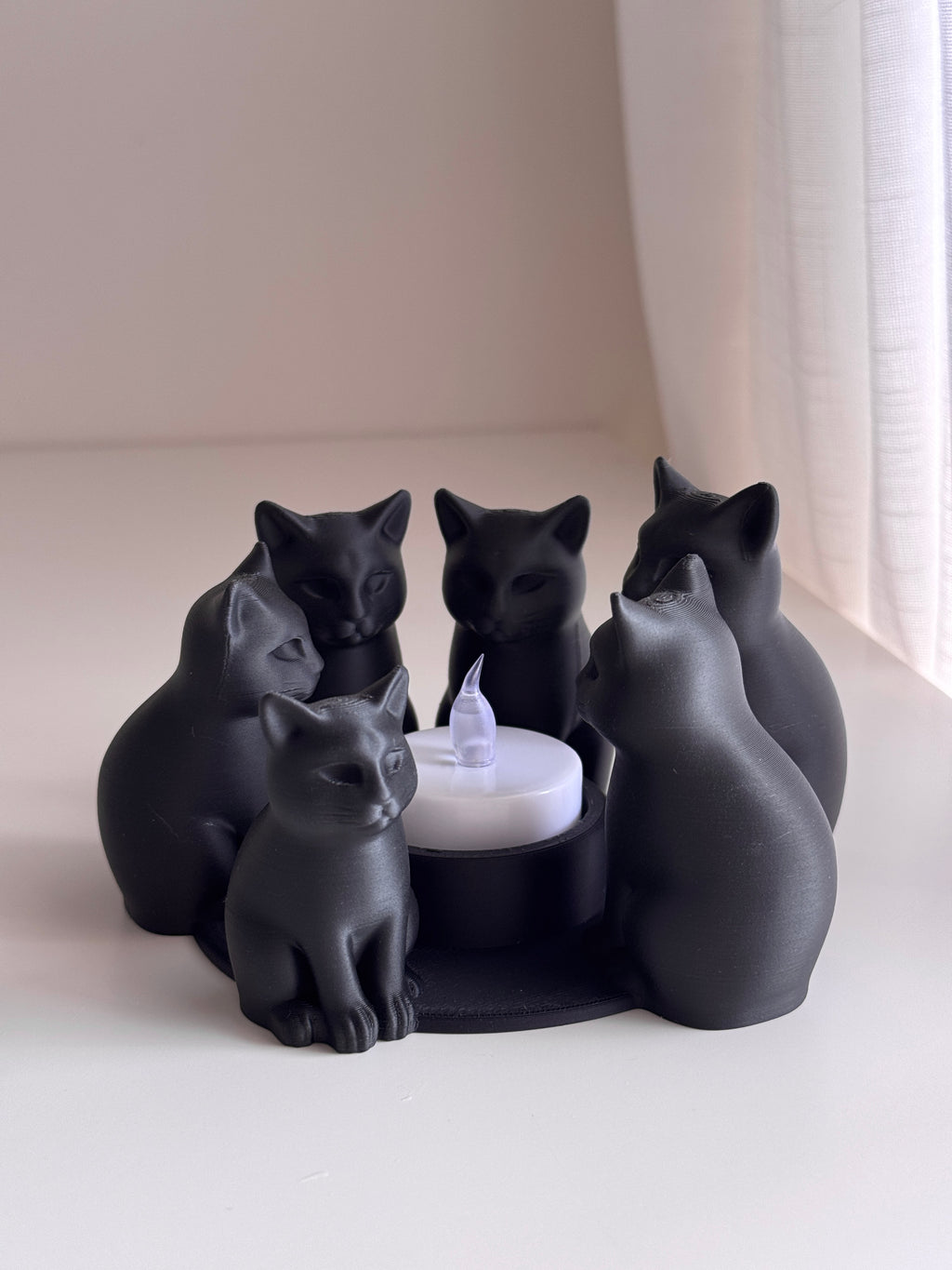 Huddling Cats Tea Lights