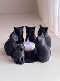 Huddling Cats Tea Lights