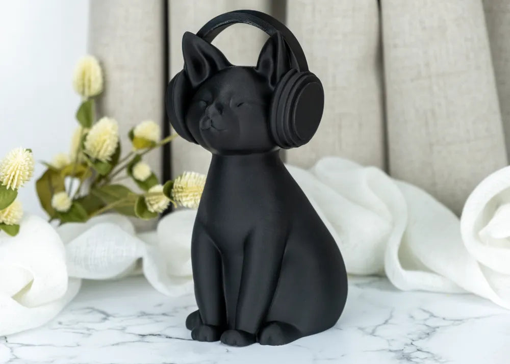 Groove Cat Sculpture Figurine