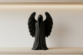 Dark Angel Sculpture in modern home setting